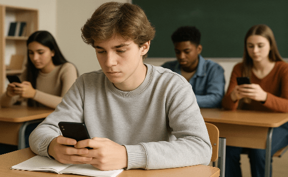 Basta smartphone a scuola: finalmente una svolta coraggiosa a tutela dei nostri figli!