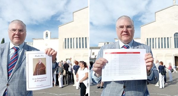 Le tue intenzioni sono già con Padre Pio!
