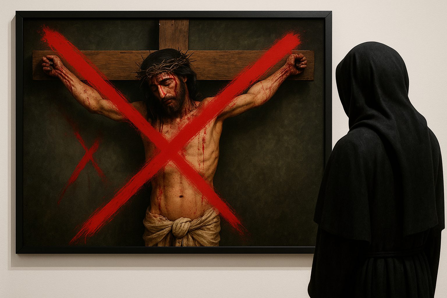 NO alla blasfemia spacciata per arte!