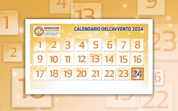 Calendario dell’Avvento: 24 giorni per celebrare la Vita!