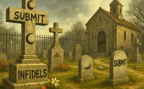 Cimiteri vandalizzati da integralisti islamici, diciamo basta agli sbarchi illegali!