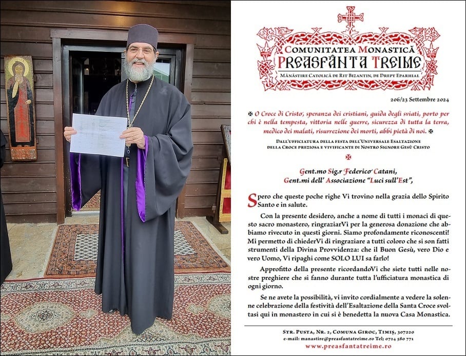 Resoconto Aiuto Monastero